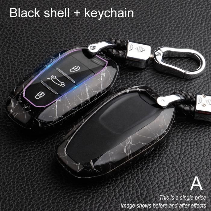 Coque De Protection Pour Clé De Voiture Citroën Et Peugeot - TPU Souple, Couleur Rose - Compatible Avec Plusieurs Modèles - 5