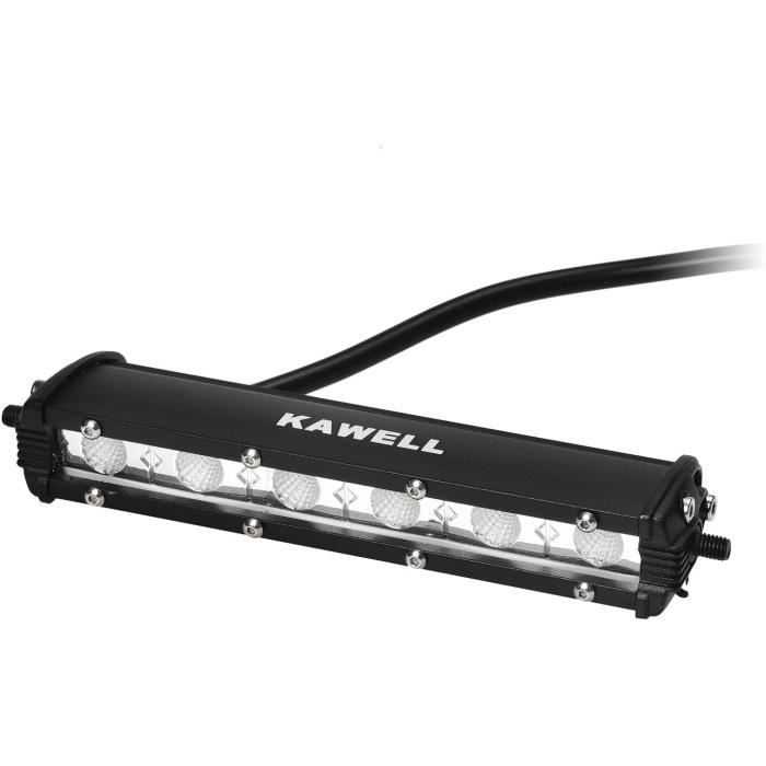 Off-road feux antibrouillard KAWELL 6W LED Phare Barre Led Projecteur Lumières de travail LED Imperméable Lumineux Lampe pour Quad Bateau 