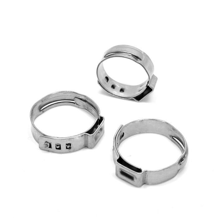 PATIKIL 10 Pcs 7-9mm Collier De Serrage à Double Oreille, Anneaux