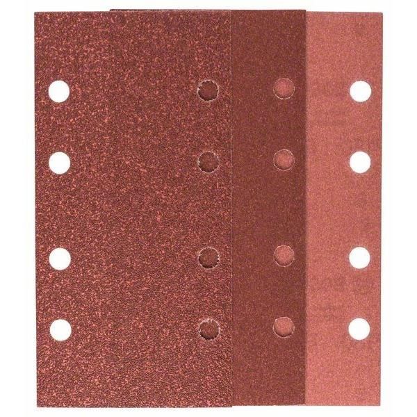 Feuilles abrasives BOSCH pour Ponceuses vibrantes Black & Decker 93x185/g60/120/180/8t