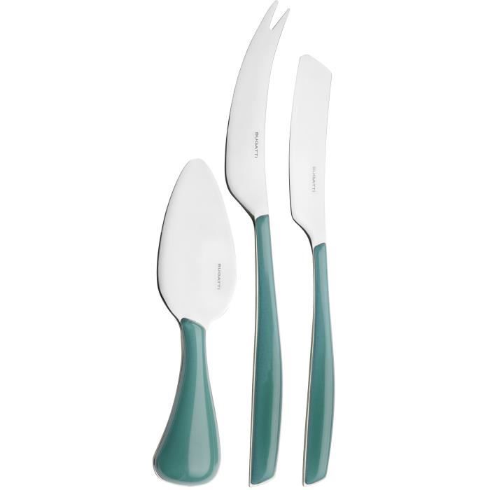 Bugatti Glcv 021f36 3 Glamour Menagere De 3 Pieces Couteau A Fromage San Acier Vert Celadon 16 X 26 X 3 Cm Achat Vente Couteau De Cuisine Bugatti Glcv 021f36 3 Gla7241 Cdiscount