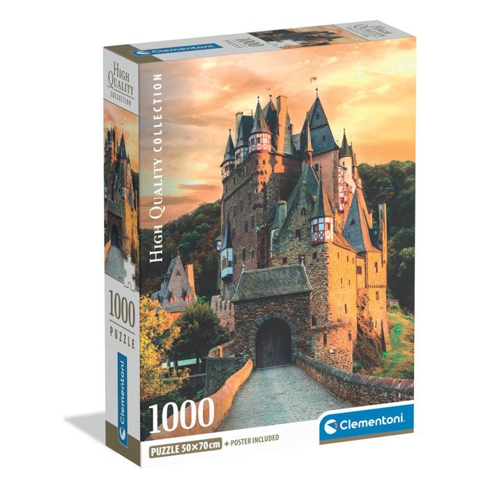 Puzzle 1000 pièces : Golden Hour au château d?Eltz Clementoni Puzzles - vue 4