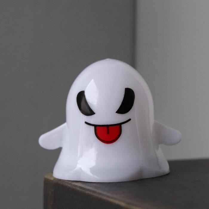 Veilleuse Fantôme LED Halloween - Lampe De Lecture 3D à Piles - Petit Et Grand Modèles - Déco Enchantée