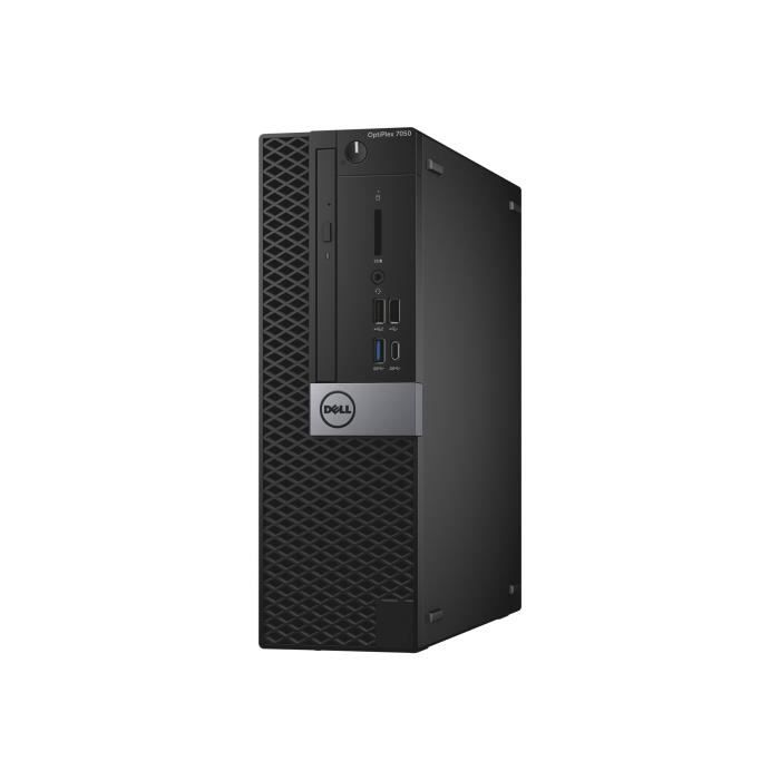Dell OptiPlex 7050 SFF 1 x Core i5 7500 - 3.4 GHz RAM 8 Go SSD 256 Go graveur de DVD HD Graphics 630 GigE Win 10 Pro 64 bits… - Dell