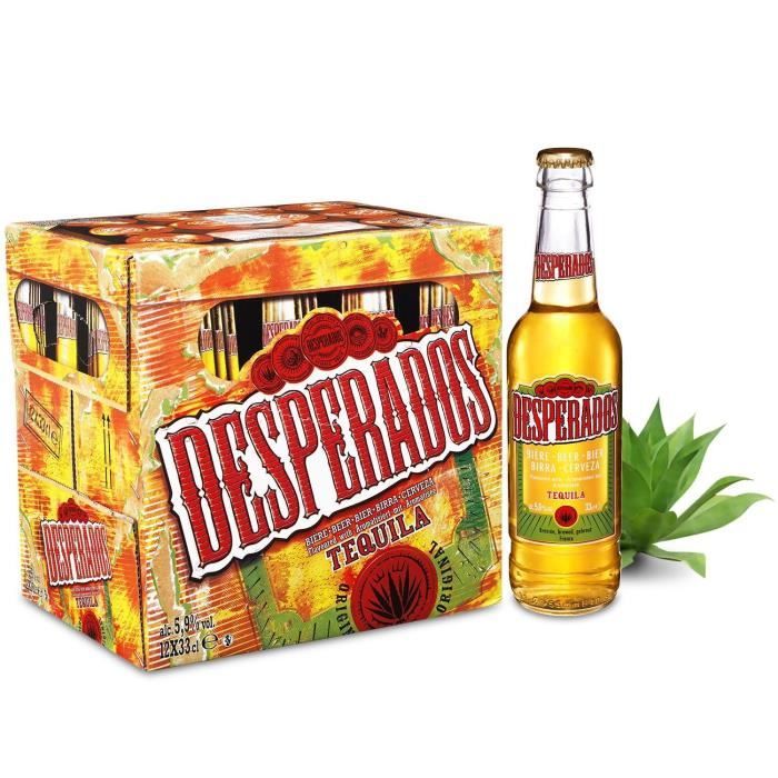 Desperados Biere Aromatisee Tequila Alc 5 9 Vol Bouteille 12x33cl Achat Vente Biere Biere Aromatisee Tequila Cdiscount