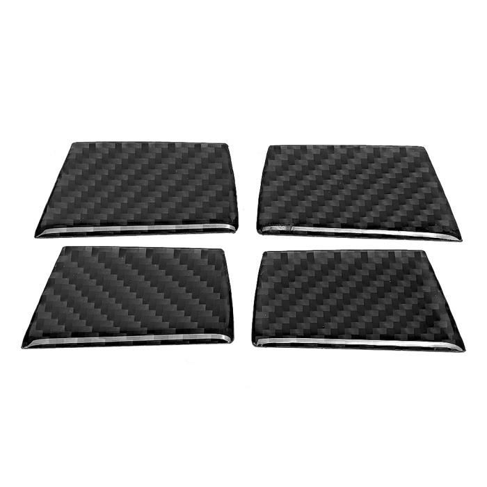 Garnitures Poignée De Porte Intérieure Fibre De Carbone Pour Mercedes W204 (2005-2012) - Lot De 4