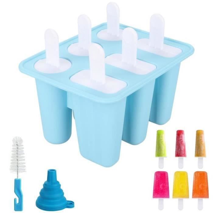 CHENYU 150 Sacs à Glace + Entonnoir - 28x5.5cm - Pour Glaces Maison, Yaourts Et Fruits Congelés