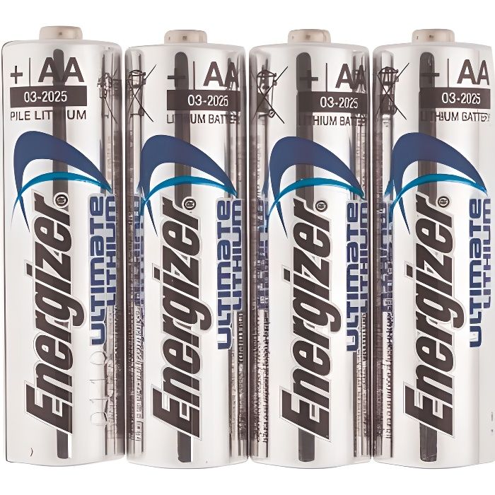 ENERGIZER Pack 3 + 1 piles AA/LR6 Ultimate Lithium - Cdiscount Jeux - Jouets