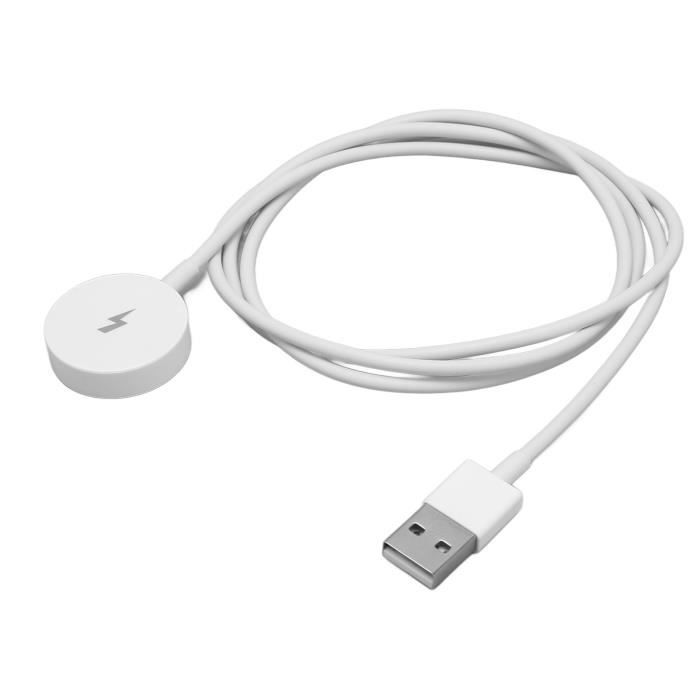 Câble Chargeur Magnétique Pour Montre BIGGERFIVE BW01 - USB 1m - Charge Rapide 40min - Léger Et Portable