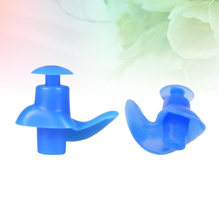 Pince-nez Et Bouchons D'oreille FYDUN En Silicone Souple Pour Natation - Noir - Sport