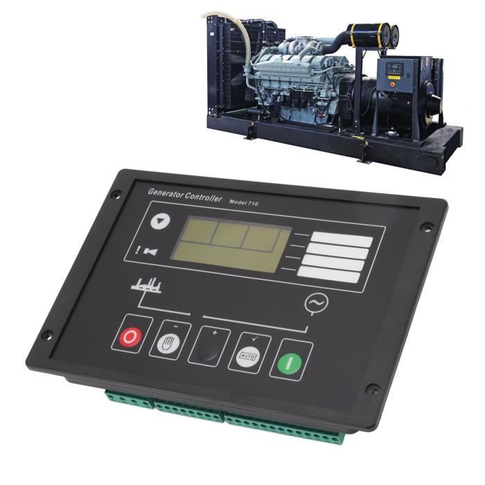 Module de contrôleur de générateur, panneau de commande LCD, rétro