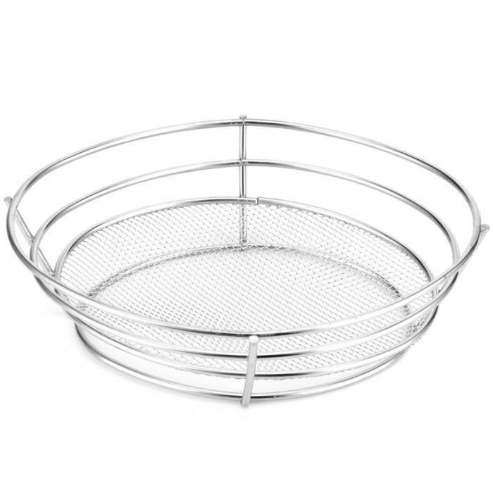Paniers de filet Panier de rangement en acier inoxydable de bureau ...