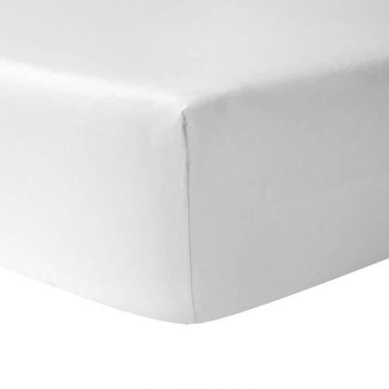 Drap housse 90x200 blanc: La qualité à petit prix - 100% coton