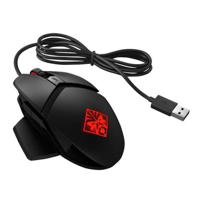 Souris – HP – OMEN Reactor – 16000 dpi – Illumination multi-couleur – 50 millions de clics