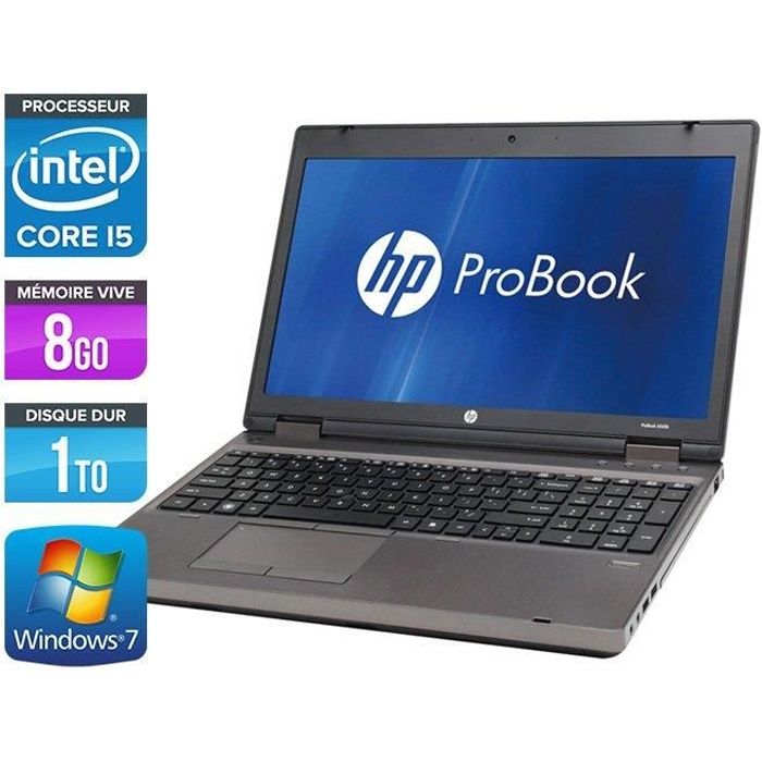 Achat PC Portable HP ProBook 6560B - 15,6'' - Core i5 - 8Go - 1To pas cher