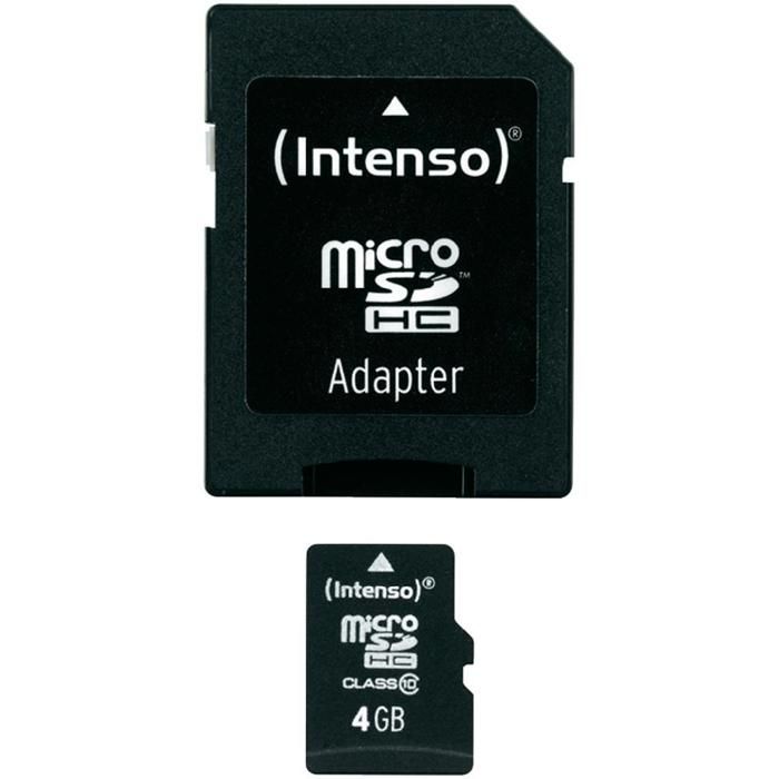 Intenso 4GB MicroSDHC 4 Go Classe 10 Neuf - vue 6