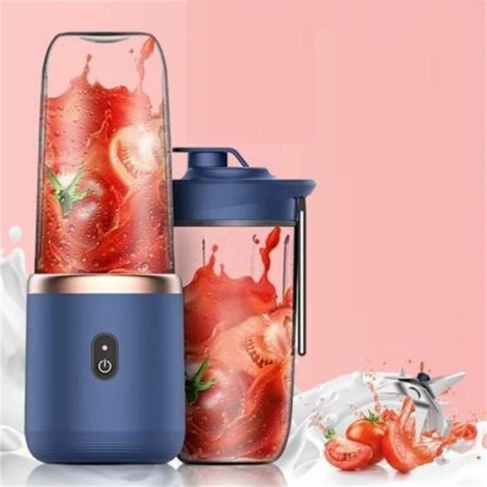 Mixeur à Jus Portable WondFans SOMA-FIXI - Bouteille 420 Ml, Batterie 1200 MAh, Rechargeable USB, Pour Smoothies