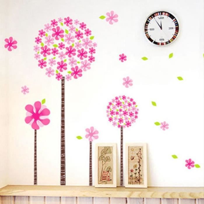 Rose Pandora Arbre Stickers Muraux Pour Enfants Filles Chambre