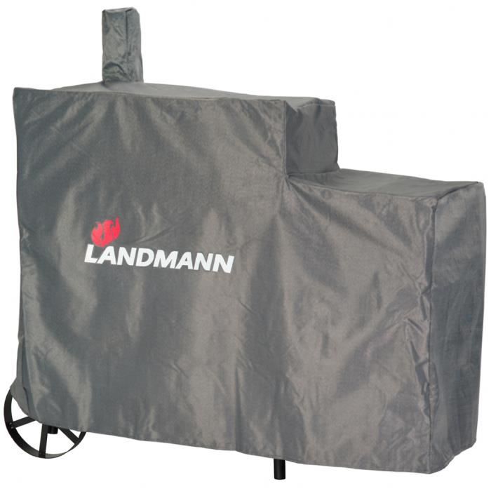 Housse de barbecue - LANDMANN - Premium XL - Gris - Polyester 600D - 140x65x114 cm