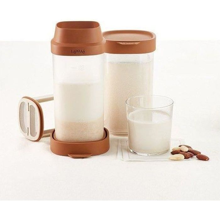 yaourt jus brassage maison café froid Lot de 6 sacs filtrants réutilisables en maille pour lait de noix de coco lait de soja 100 mesh