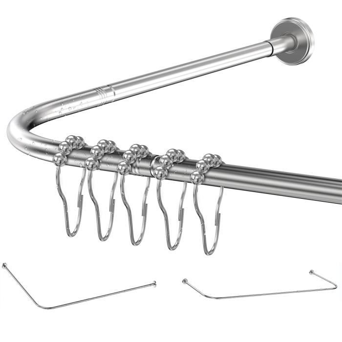 Tringle De Douche En Acier Inoxydable 304 Haute Brillance