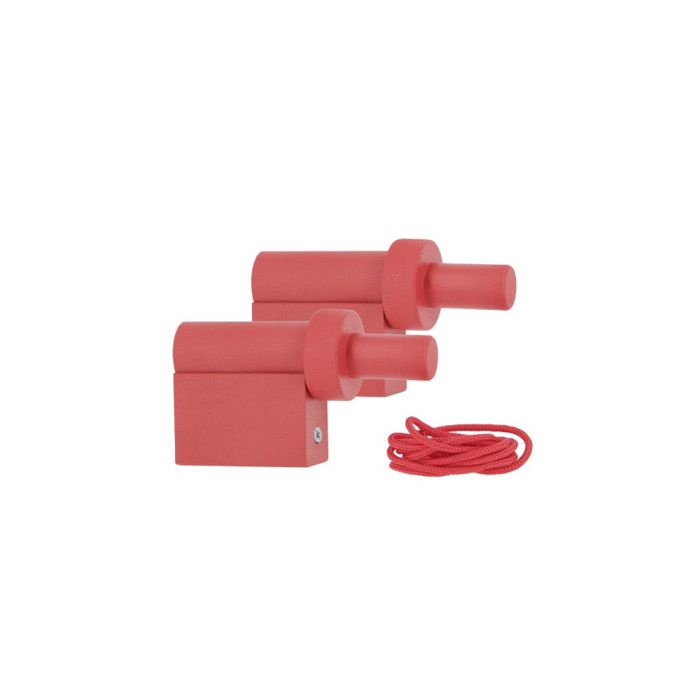 Lot de 5 supports pour perchoir en bois pour perroquet - Plate-forme de meulage des pattes