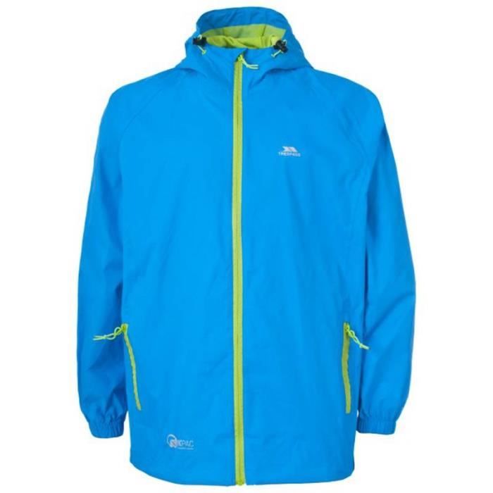 Veste imperméable compressible Qikpac - TRESPASS - Bleu - Randonnée - Mixte