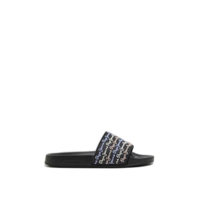 Claquettes femme Pepe Jeans Slider Set black 36 Cdiscount Sport