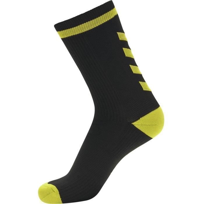 Chaussettes HUMMEL Elite Indoor Sock Low - Noir et Jaune Chaussettes HUMMEL Elite Indoor Sock Low - Noir et Jaune
