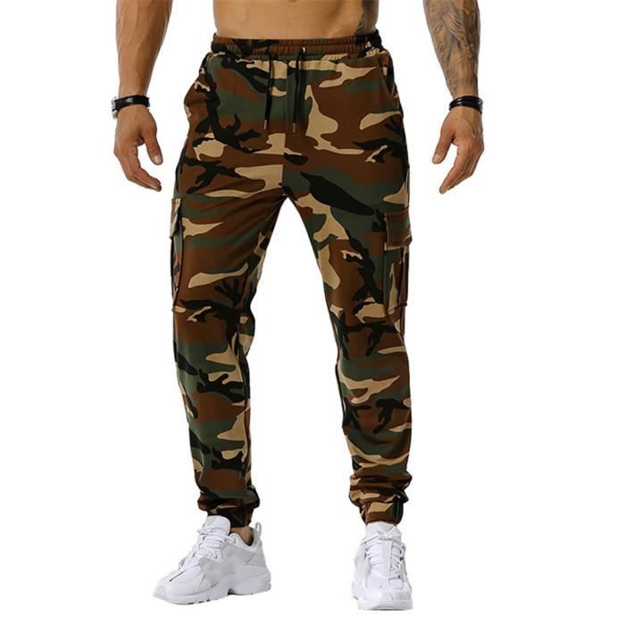 Générique Pantalon Jogging Hoe Coton Sport Survêteent Avec Poches