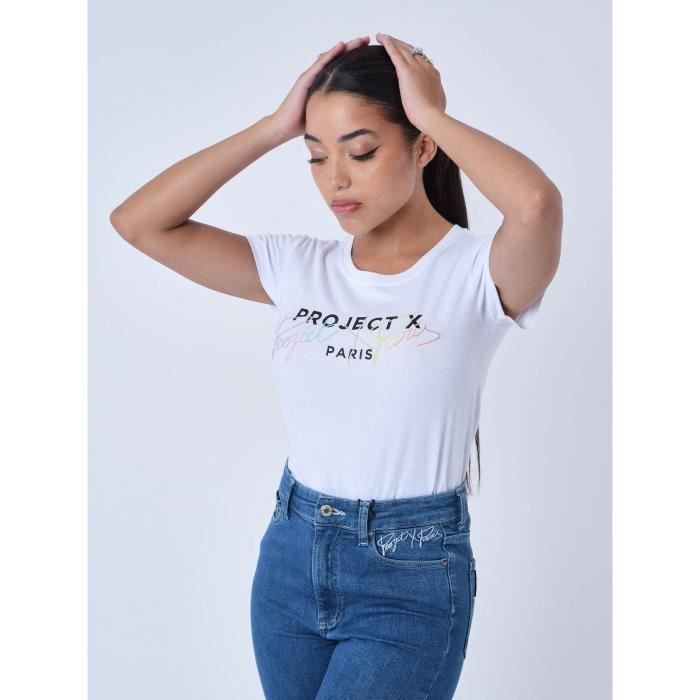 PROJECT X PARIS - T-shirt col rond - Femme