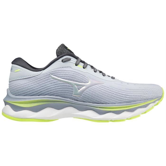Chaussures de course Wave Sky 5 MIZUNO Femme Gris Multisport Drop 10mm
