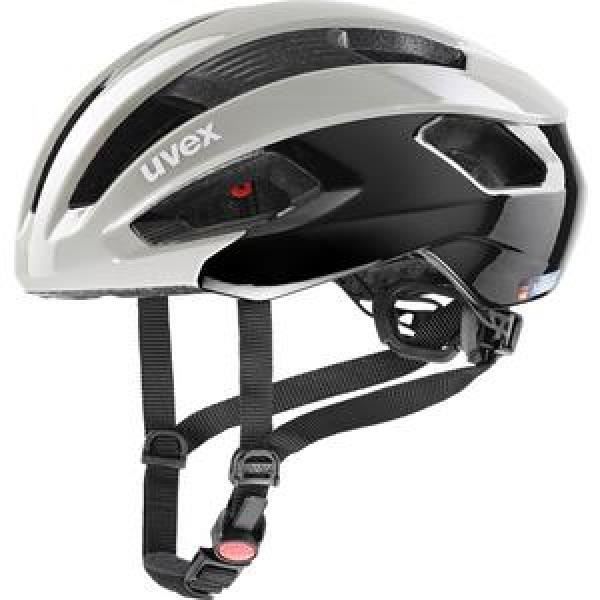 Casque vélo route UVEX Rise - Sand-black - Homme - 52/56 cm - Design double inmould ultraléger