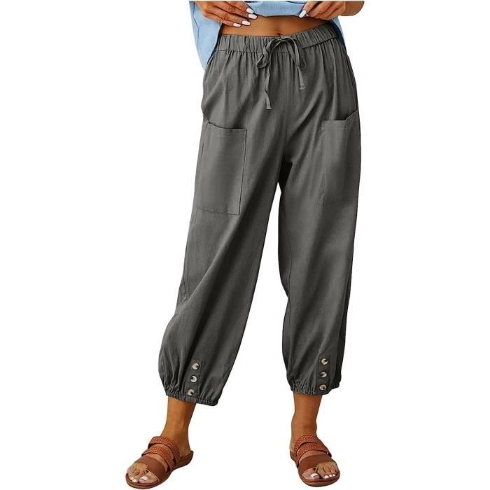 Pantalon femme leger best sale ete