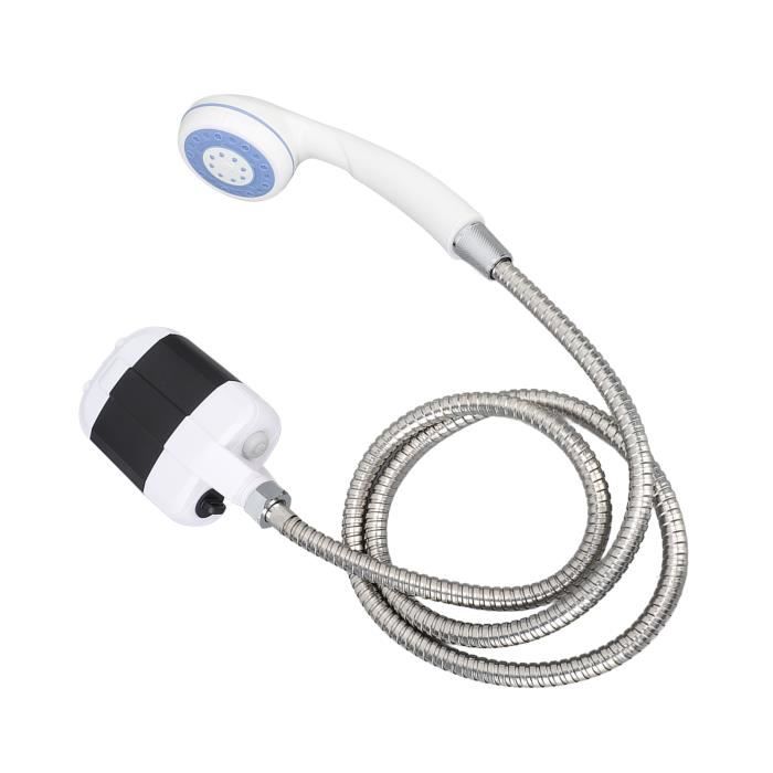 Douche Portable Chauffante Pour Camping - 1000W, Rechargeable, Pompe Intégrée - Idéale Rando Et Van !