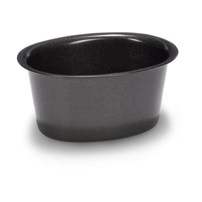 PATISSE 4 moules aspics antiadhésif en acier revêtu 9 x 5 5 cm