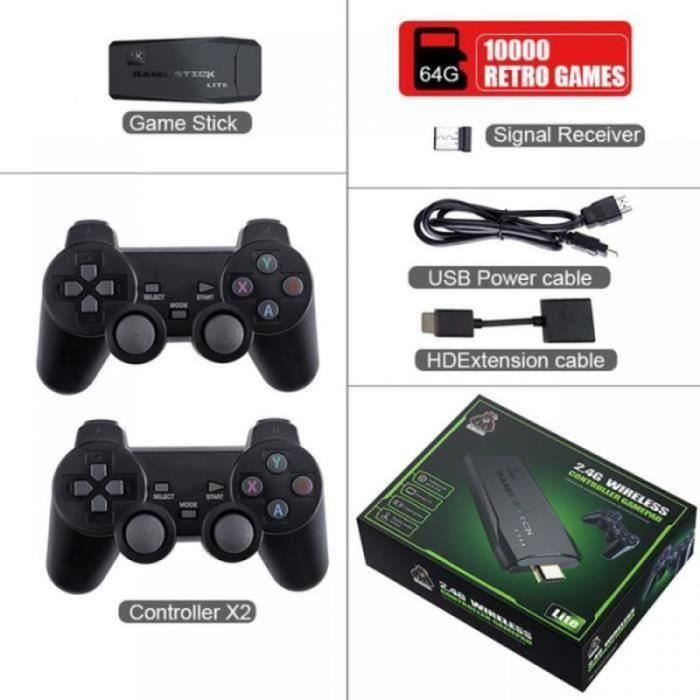 Vidéos sur Comment Utiliser un Console de jeu rétro avec manettes sans fil 4K pour télévision à domicile Vidéos sur Comment Utiliser un Console de jeu rétro avec manettes sans fil 4K pour télévision à domicile