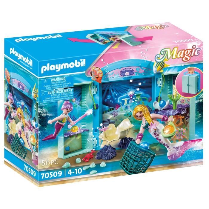 PLAYMOBIL - 70509 - Magic Les Sirènes - Play Box 'Sirènes et perles'