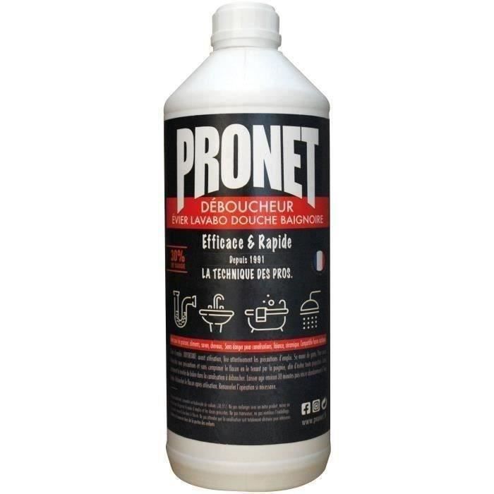 PRONET Déboucheur canalisations soude 30.5% - 1 L