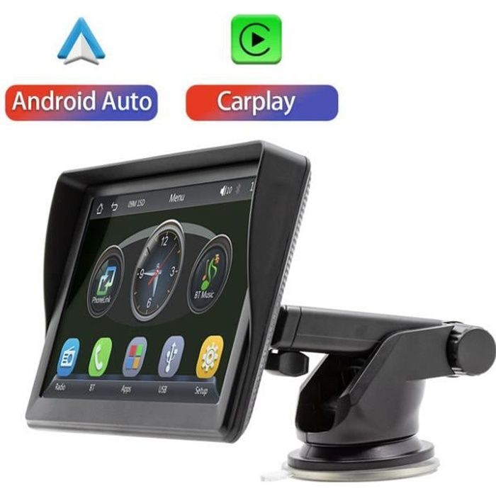 Autoradio Bluetooth Universel Ecran tactile 7 avec Android Auto et CarPlay  pour voiture BMW, VW, KIA Lecteur multimedia video - Cdiscount Auto