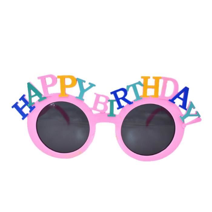 Joyeux Anniversaire Lunettes Droles De Soleil Fete Cadeau D Anniversaire Pour Enfants Garcons Filles Charm S Cdiscount Maison