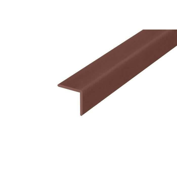 Corniere De Protection D Angle Adhesive En Pvc Souple Brun 40 X 40 Mm 70 Cm Cdiscount Bricolage