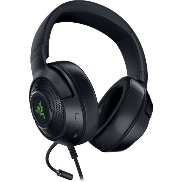 Noir Over Ear USB Casque Gaming Headset Razer Kraken USB Casque Gamer pour PC et PS4 Son Surround Virtue