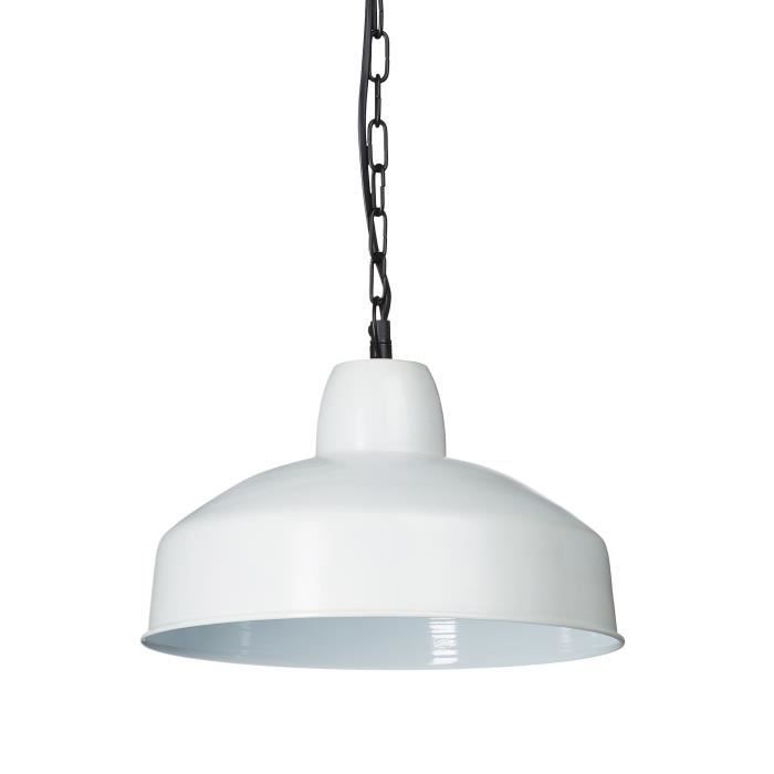 Suspension industrielle en métal noir 4 lampes 35 cm Audrey Suspension industrielle en métal noir 4 lampes 35 cm Audrey