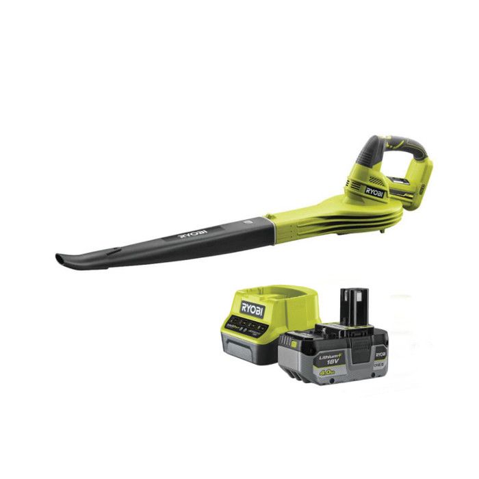 Pack RYOBI souffleur 18V One+ OBL1820S 1 batterie 4.0Ah LithiumPlus 1 chargeur rapide 2.0Ah RC18120 - vue 2