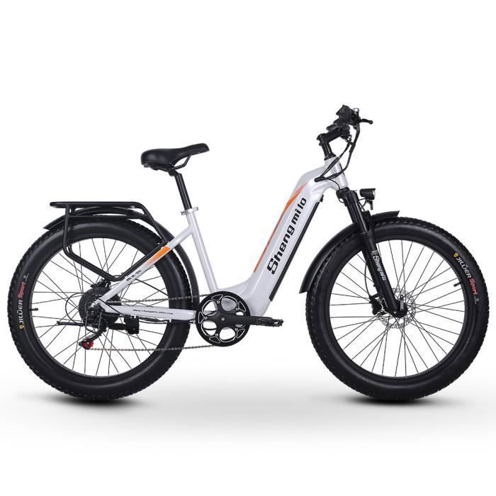 Vélo électrique Shengmilo, batterie Samsung 17,5 Ah 840 WH, gros pneus 26 x 3\