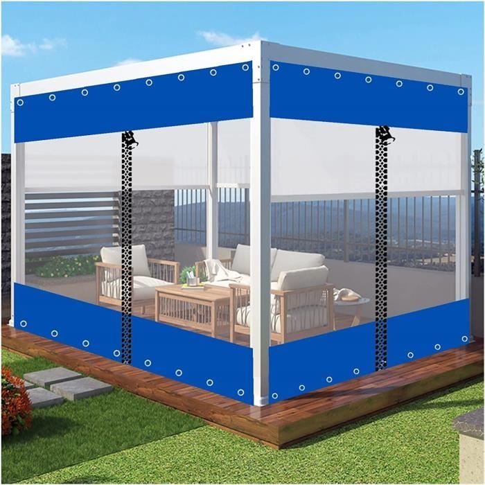 BeGrit Bache Transparente Exterieur Avec Oeillets 3x4m Rideau Paroi Pergola Impermeable Pour