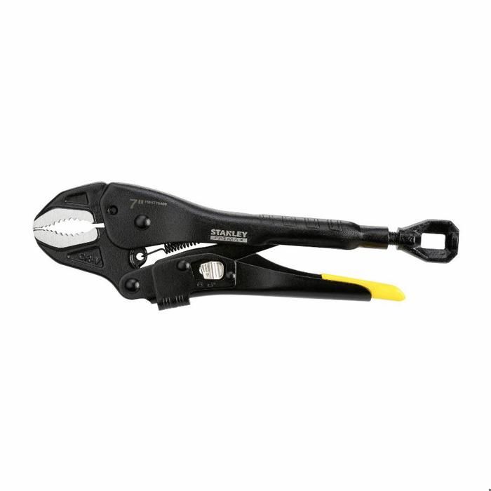 Pince étau à becs coudés FatMax 180mm STANLEY Acier trempé