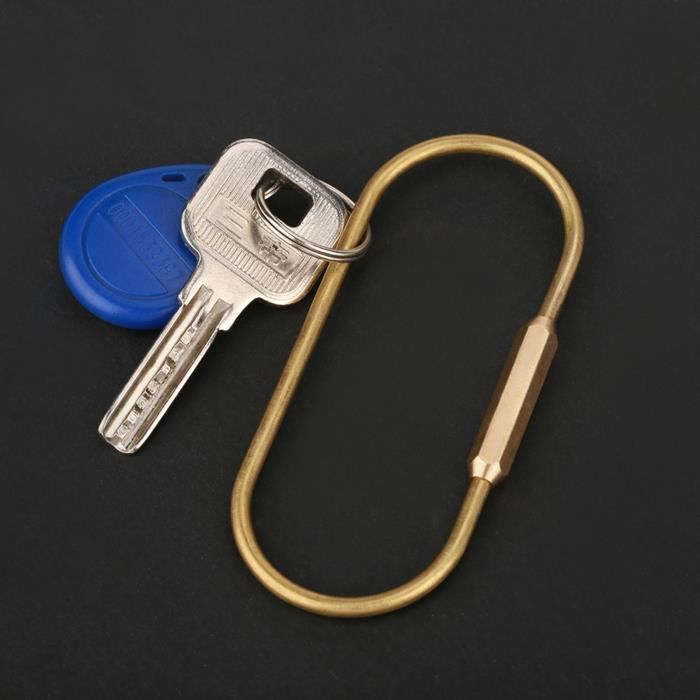 Mini mousqueton porte-clés, mousqueton, clip à ressort, porte-clés,  fermoir, sac à dos, bouteille, paracorde
