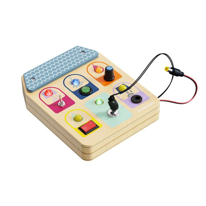 Interrupteur Busy Board, Jeu éducatif, pour apprendre à appuyer/tourner Interrupteur Busy Board, Jeu éducatif, pour apprendre à appuyer/tourner